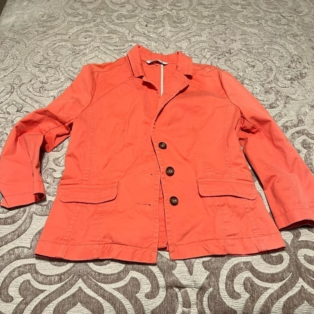 Old Navy Coral Blazer Jacket Size M